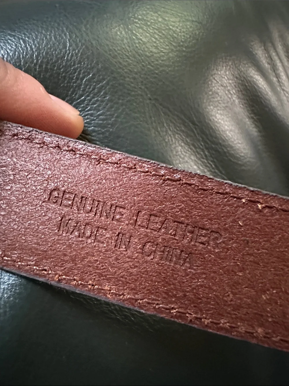 Lauren Ralph Lauren New Leather Men's Belt in Brown